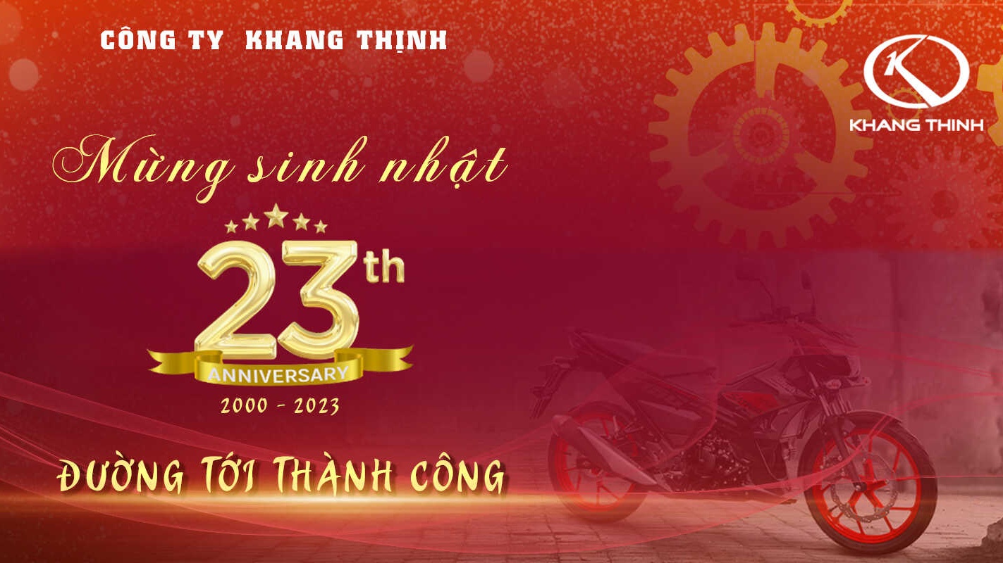 Chào mừng kỷ niệm 23 năm thành lập công ty Khang Thịnh