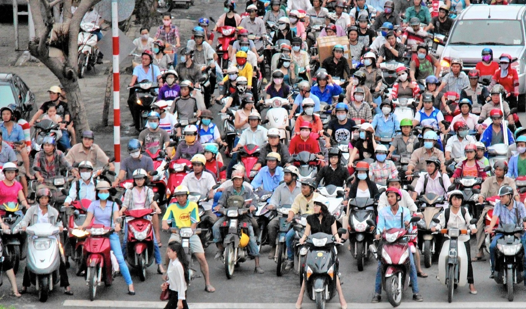 Việt Nam đứng đầu Đông Nam Á, vì gần như gia đình nào cũng sở hữu xe máy
