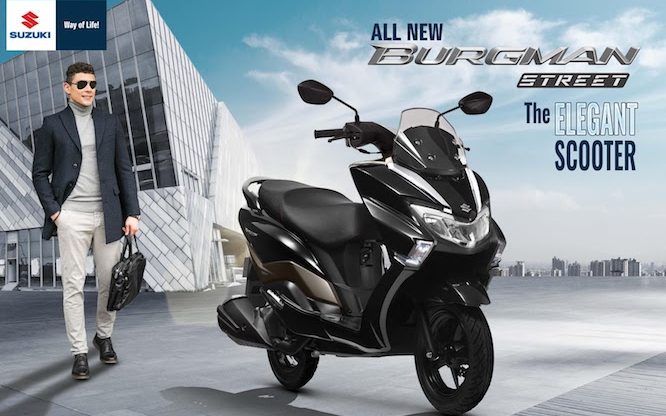 Xe tay ga thể thao Suzuki Burgman Street 125 chính thức có mặt tại Việt Nam